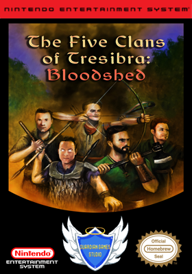 NES game The Five Clans of Tresibra: Bloodshed (for Guardian Games Studio)